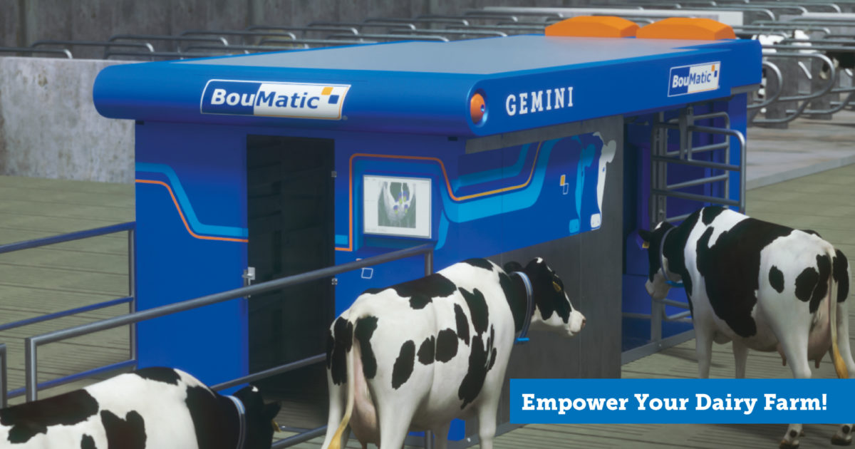 BouMatic BouMatic introduces Gemini the milking robot that doubles…