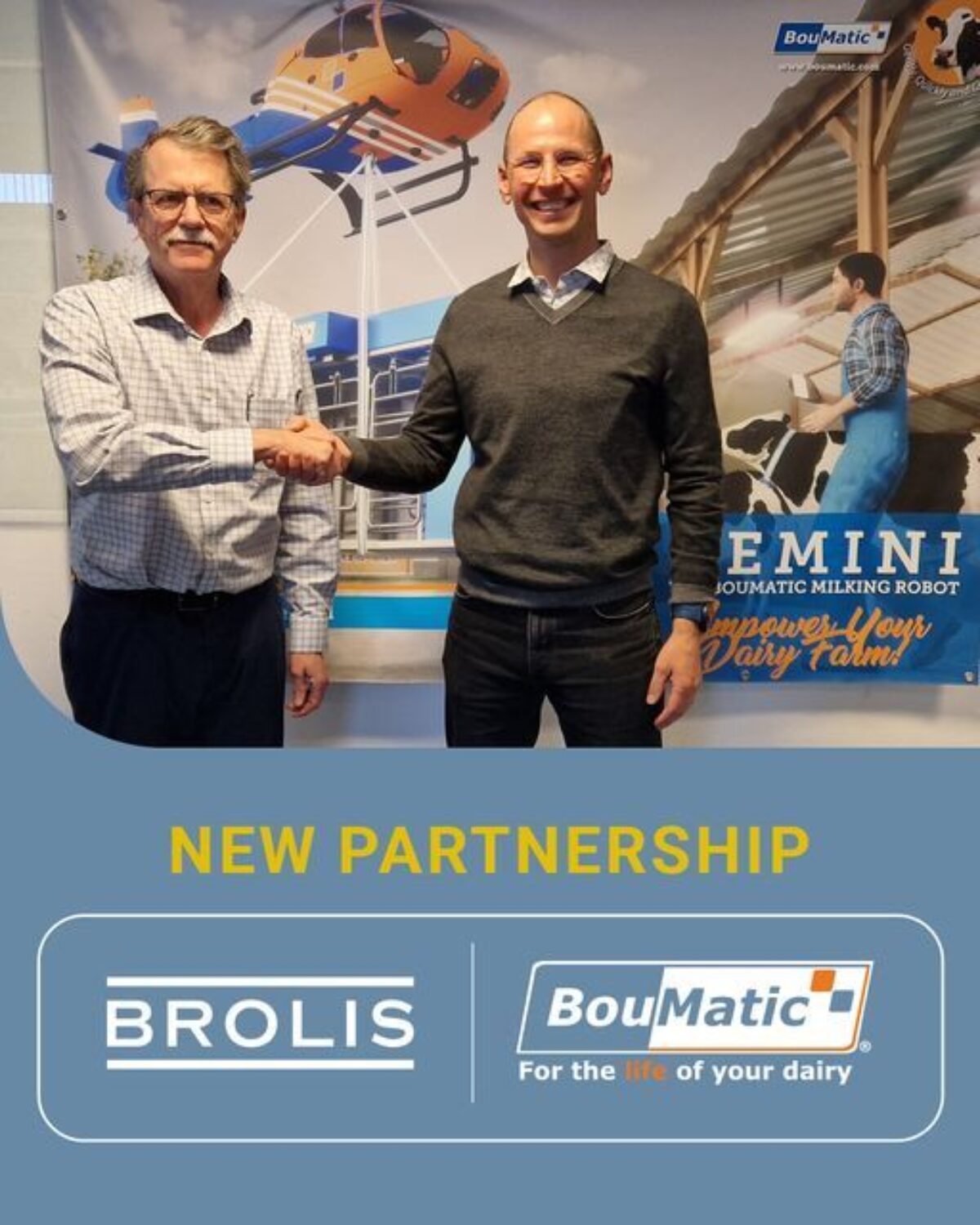 BouMatic BOUMATIC PARTNERS UP WITH BROLIS