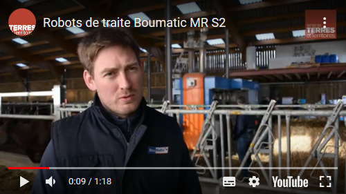 Des robots de traite nouvelle génération - Reportage réalisé par Terres & Territoires au GAEC Vaesken