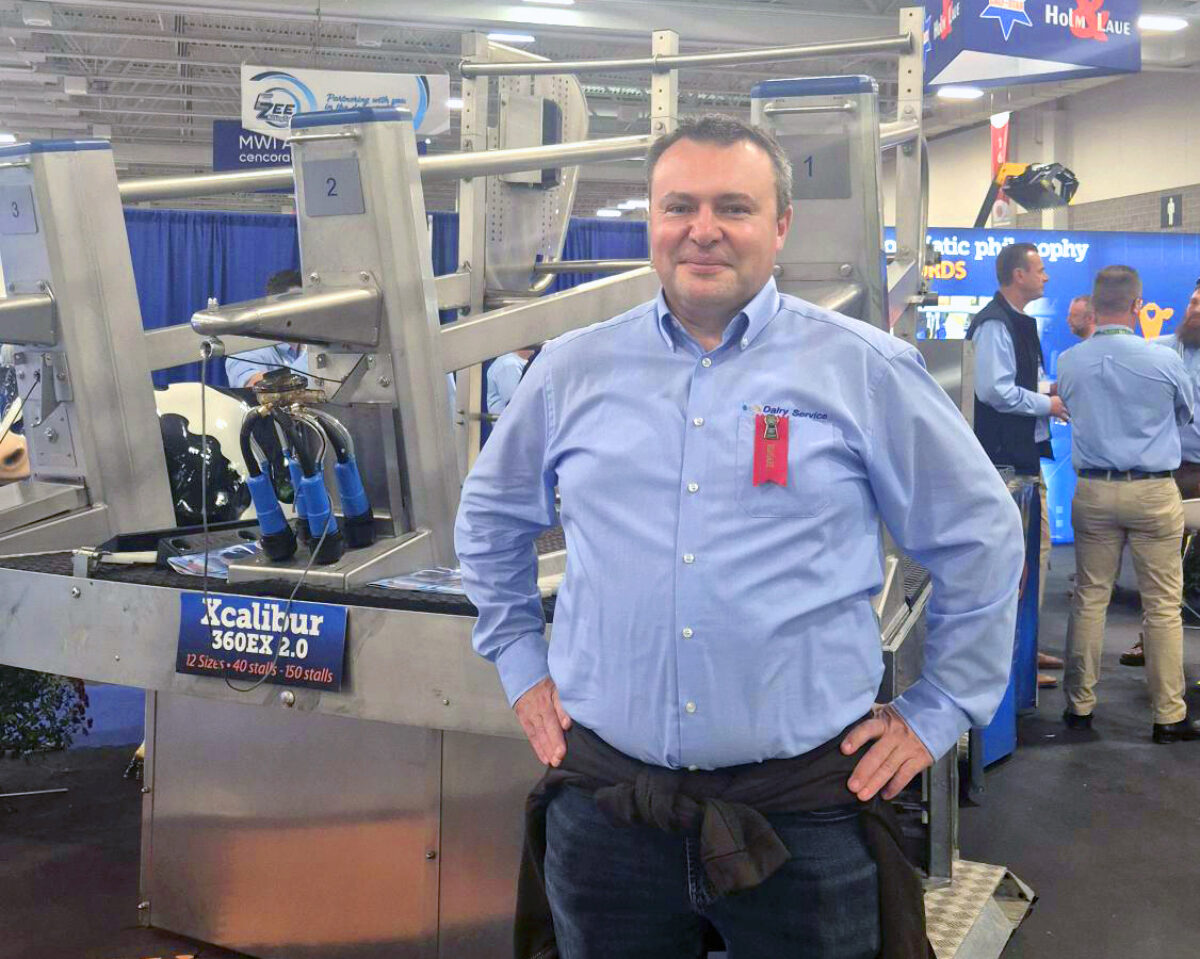 Tamás Barkóczi, General Manager of Dairy Service Hungary at the World Dairy Expo in Madison, 2026